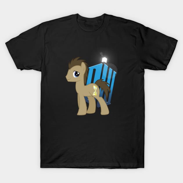 Doctor Whooves - (The 10th Doctor) T-Shirt by Brony Designs